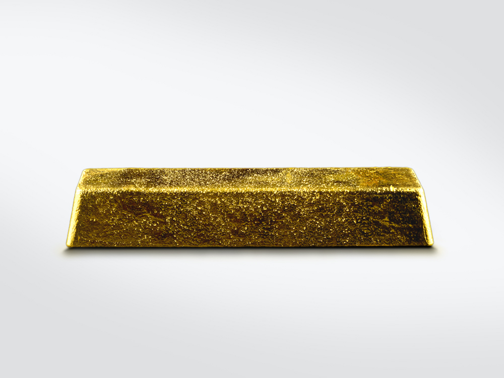 400 troy ounces – A “London Good Delivery Bar”, the standard unit of traded gold, is made from 400 troy ounces of gold. image