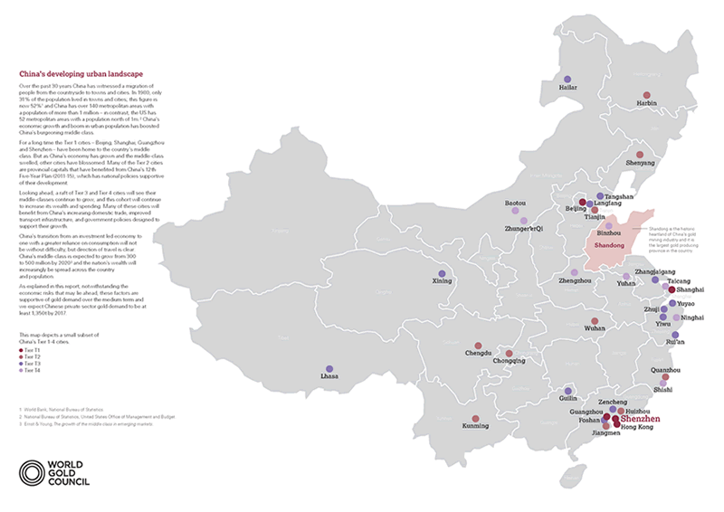 China developing urban landscape map