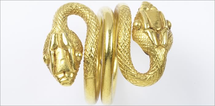 罗马蛇形指环（Roman serpent ring）