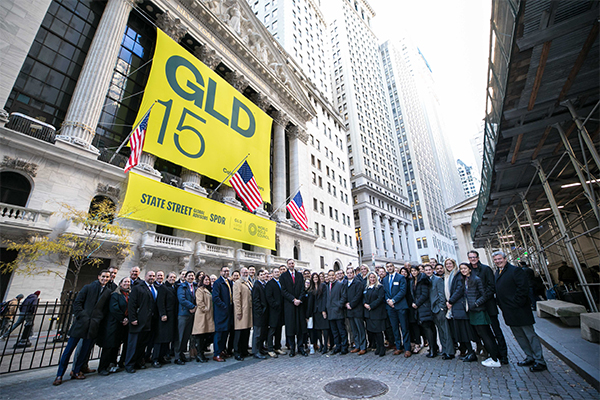 Ringing of the NYSE closing bell with distribution partner, State Street Global Advisors