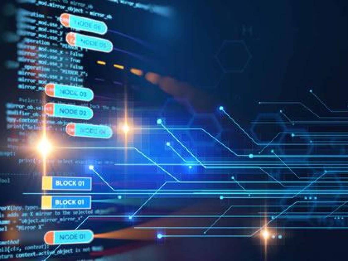 Gold and the blockchain image