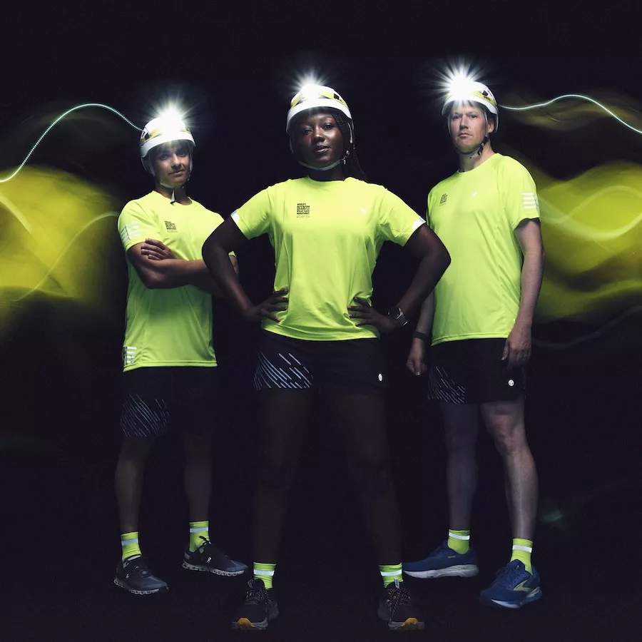 three runners